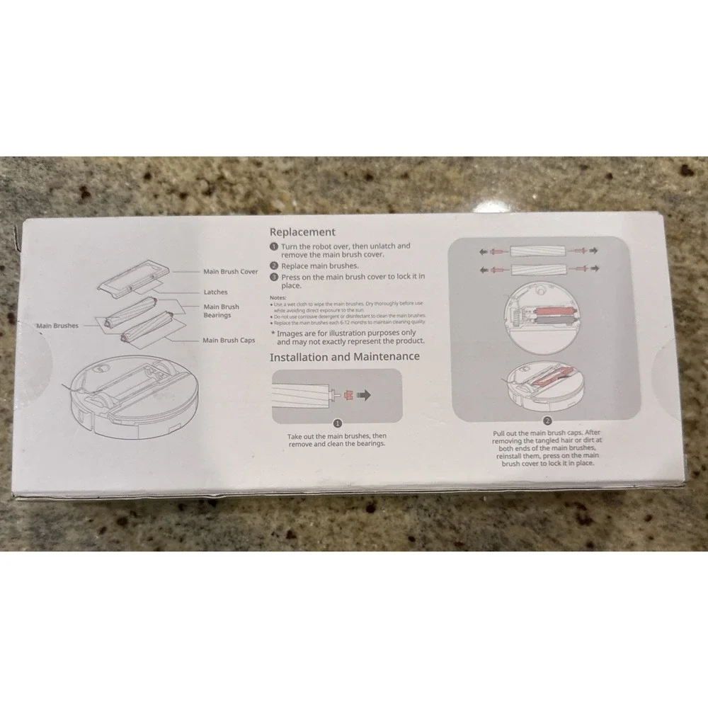 OEM. Z ROBOROCK DUOROLLER BRUSH FOR ROBOTIC VACUUMS S8MAXVULTRA RED / GREY